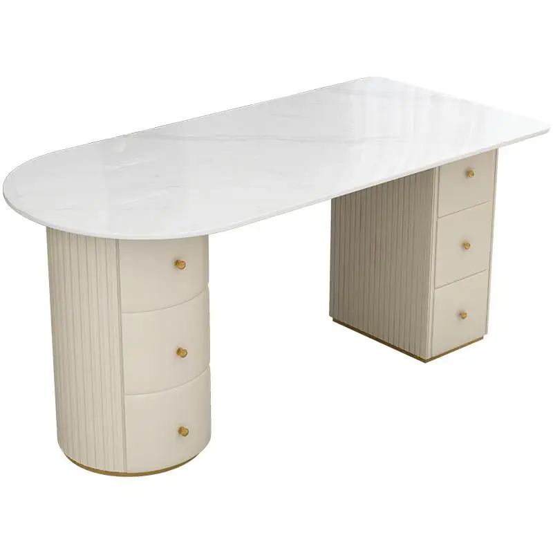 

Cream Wind Dental Hospital Inquiry Table Light Luxury Medical Beauty Interview Consultation Table Modern Beauty Salon