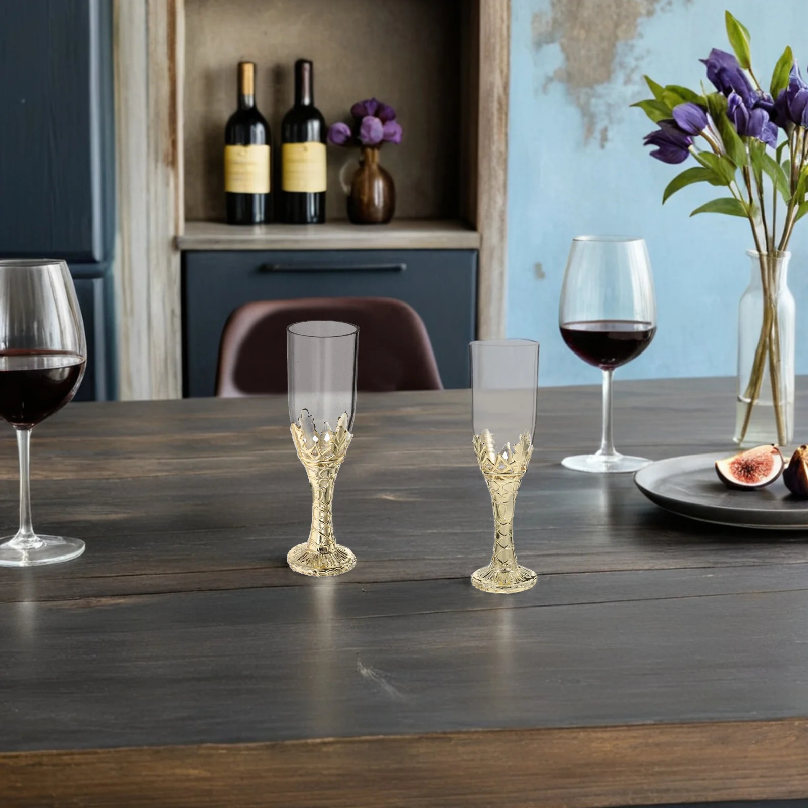 6 قطعة كؤوس العقيق لتزيين الكنيسة أكواب بلاستيكية أنيقة للتواصل في القرون الوسطى كؤوس للشرب على الطراز القوطي لحفلات الزفاف