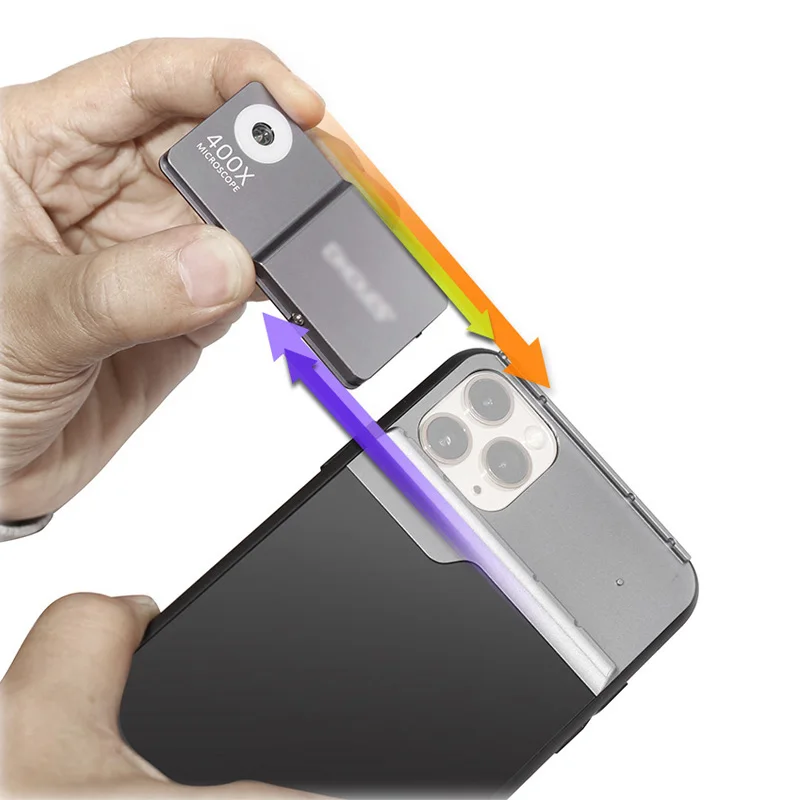 

Case for iPhone 16 Pro Max Frame Cover with 400X Microscope Lens