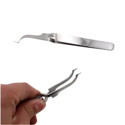 Dental Orthodontic Tweezer for Buccal Tube Bonding Tweezer Holder Forcep Posterior Bracket Dental Tools