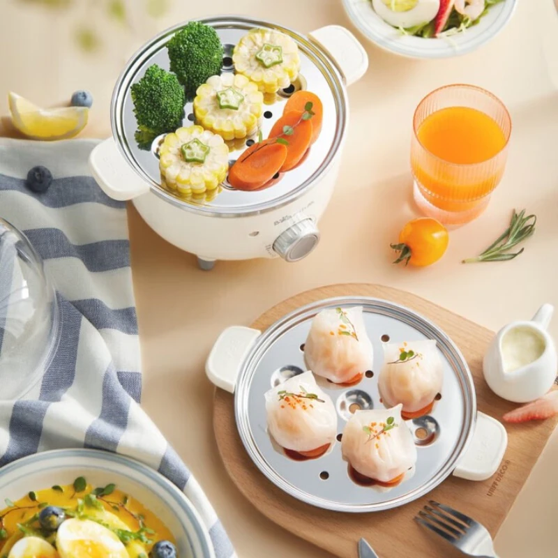 غلاي البيض طبقة مزدوجة توقيت البيض باخرة متعددة الوظائف توقيت آلة الإفطار المنزلية الصغيرة باخرة كهربائية ZDQ-C14L3