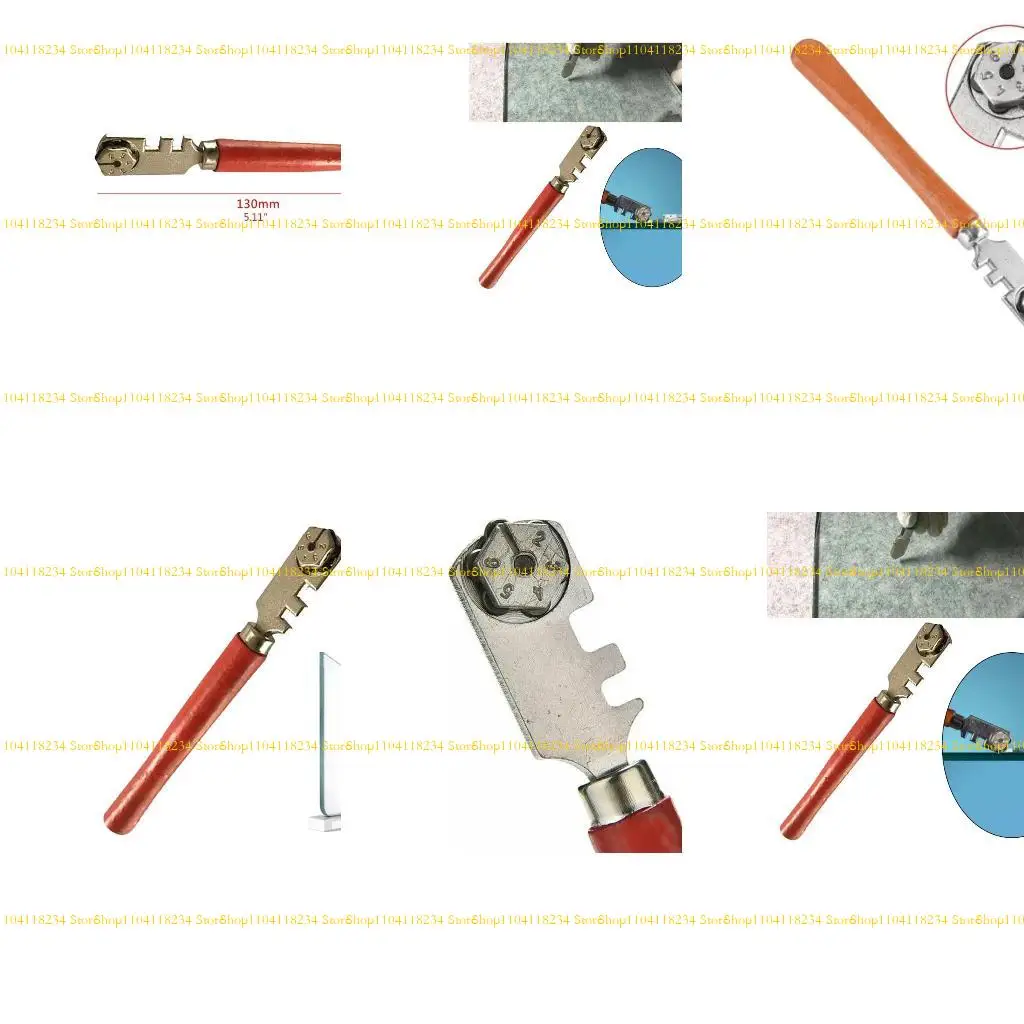 

P9FB Multifunctional Portable Six-wheel Glass Cutter Round Flat Cutting Tool