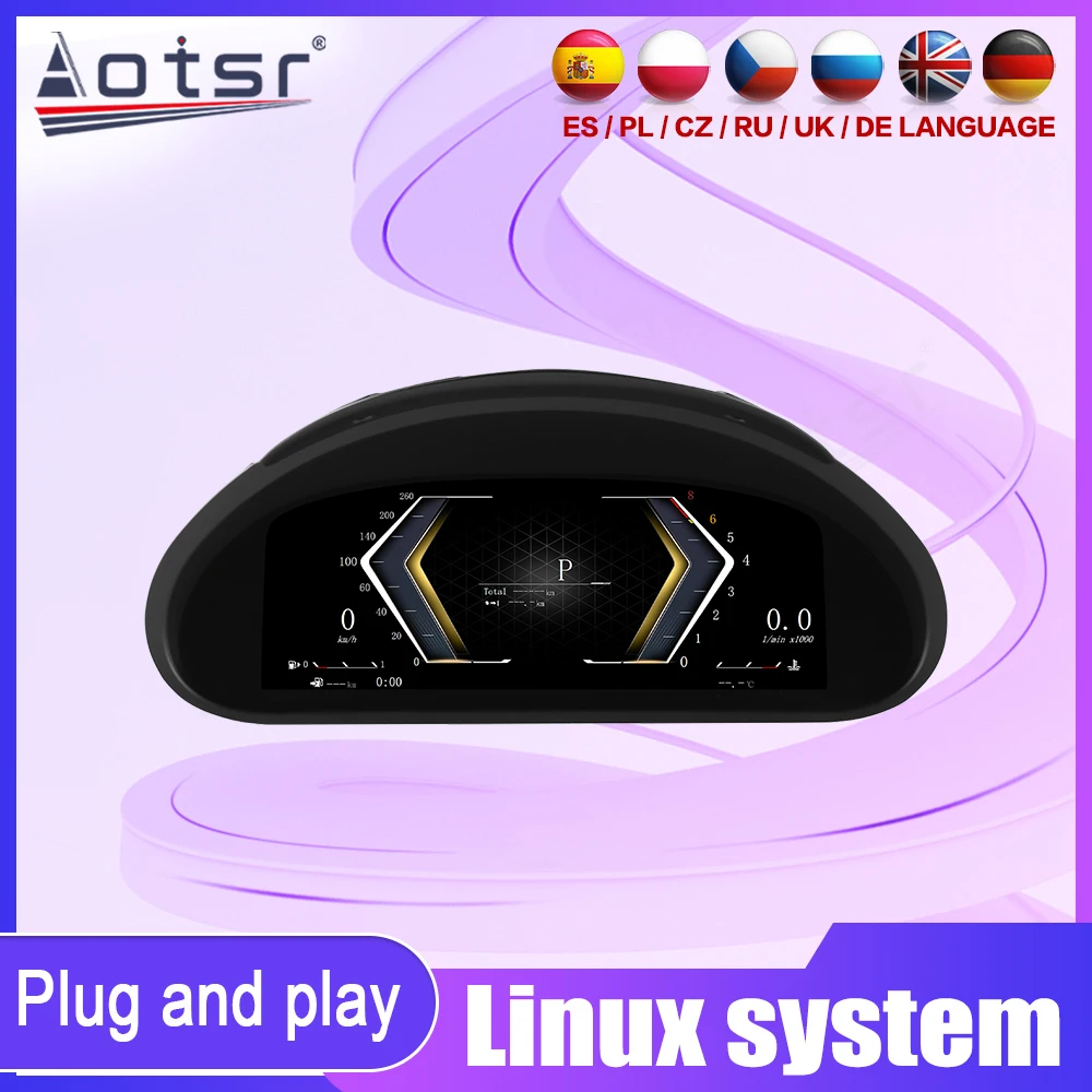 

Для BMW E46 320i/325i/330i/M3 1998-2006 Полный ЖК-цифровая приборная панель Автомобильный радиоприемник GPS-навигация Carplay Plug & Play Обновление