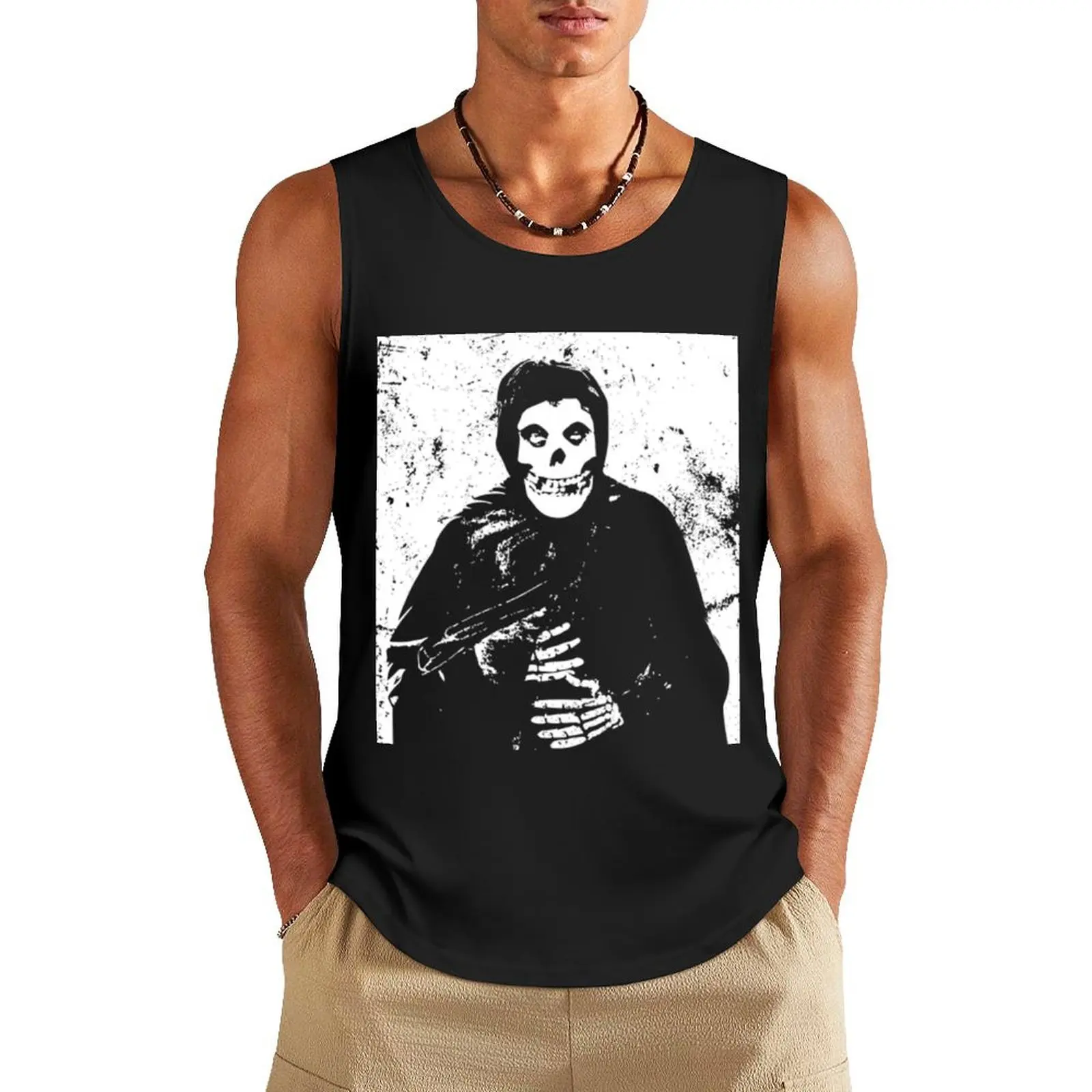 

The crimson ghost - misfits Tank Top gym clothing sleeveless T-shirt sports