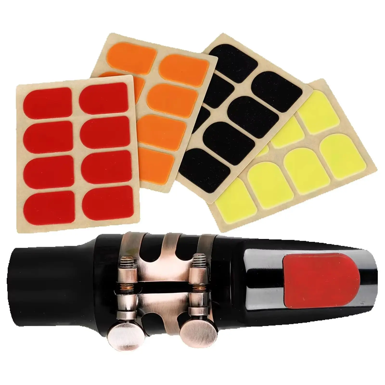 IRIN Sax Mouthpiece Patches Pads Protect 32pcs For Soprano Saxophone Clarinet Woodwind Instruments Replacement Accessories