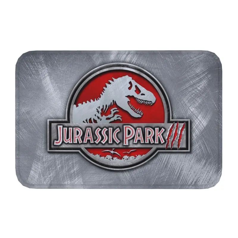Jurassic Park Front Door Floor Entrance Mats Indoor Dinosaur World Kitchen Bath Doormat Toilet Carpet Rug Living Room Footpad