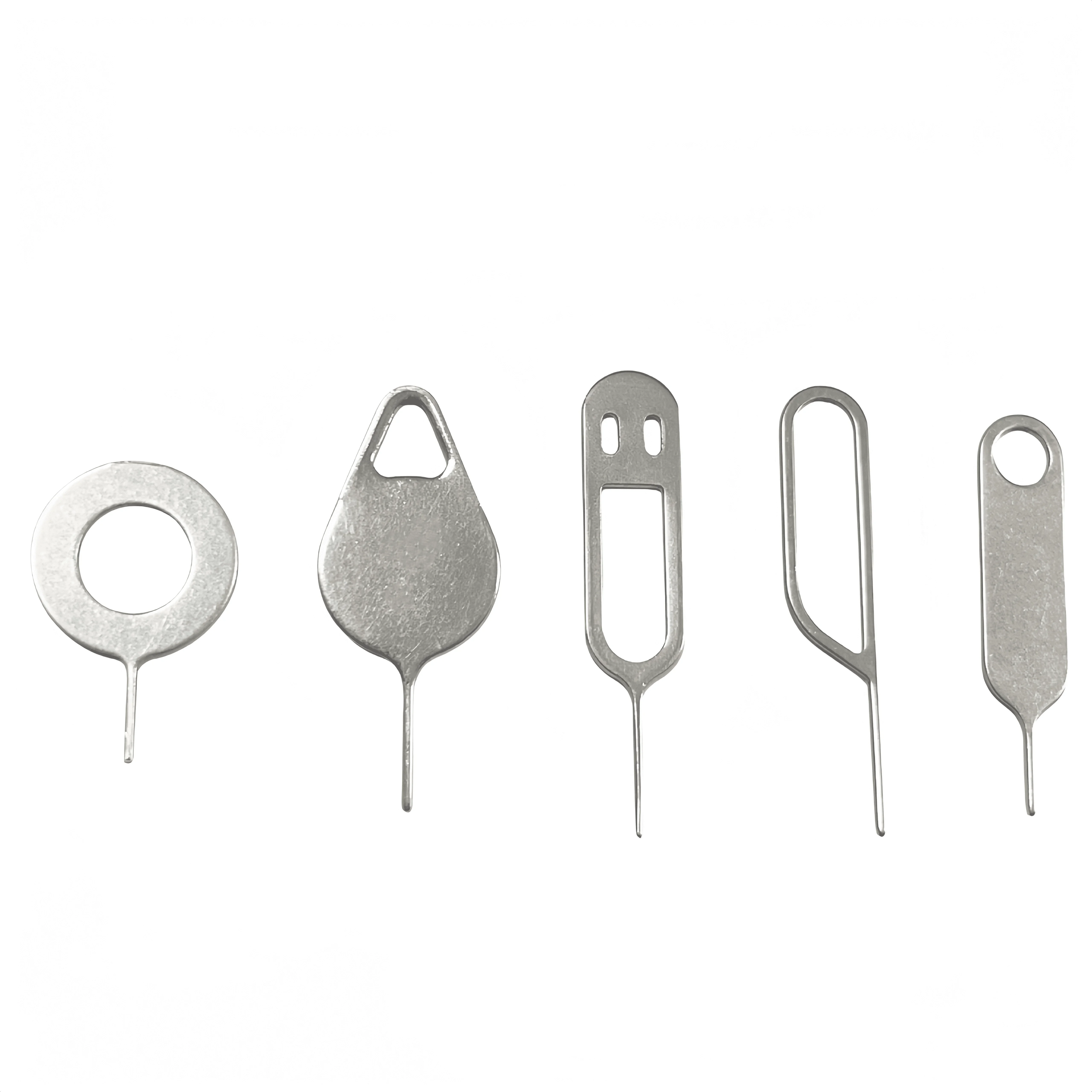 Fabricante de gravação a laser com logotipo personalizado gratuito, agulha de personalização, bandeja de cartão sim, ferramenta de remoção de ejeção de pino, agulha para telefone