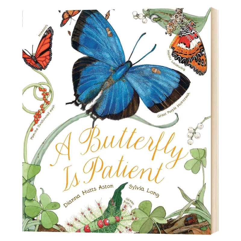 

Butterfly Is Patient, STEAM,Children's books aged 3 4 5 6, English Popular science picture books, 9781452141244