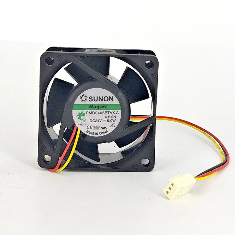 ORIGINAL PMD2406PTVX-A 24V 5.0W 6038 60*60*38mm KIPAS PENDINGIN BARU RADIATOR