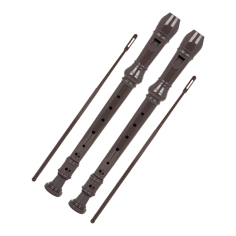 

2 Sets 8-Hole Flute Student Clarinet For Kids Beginner Portable Wind School Band Practice Multi-Hole Lightweight Simple