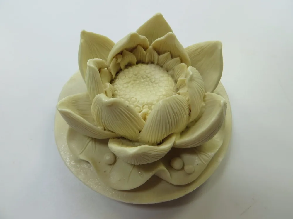 

HC0023 3d Lotus Mold Silicones Flowers Mould Flower Candle Molds Bouquet Flower Mold Garden Moulds Silicone Rubber PRZY