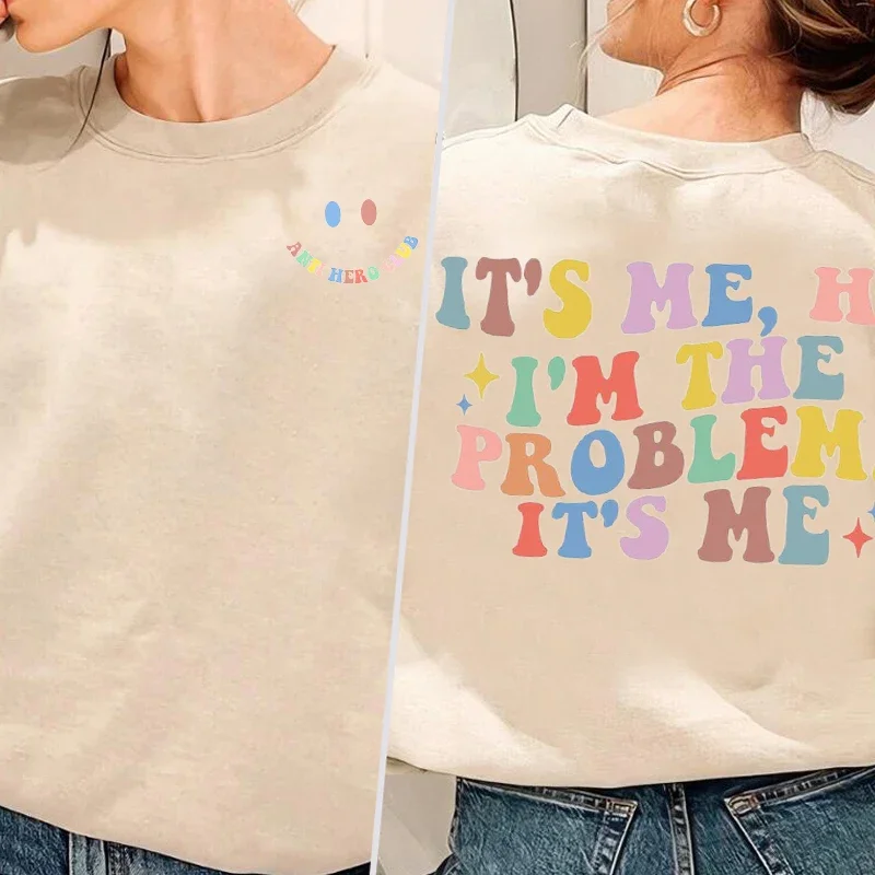 It\'s Me Hi sono il problema felpe Pullover Streetwear donna Midnights Lyric Tour felpa con cappuccio abbigliamento donna oversize