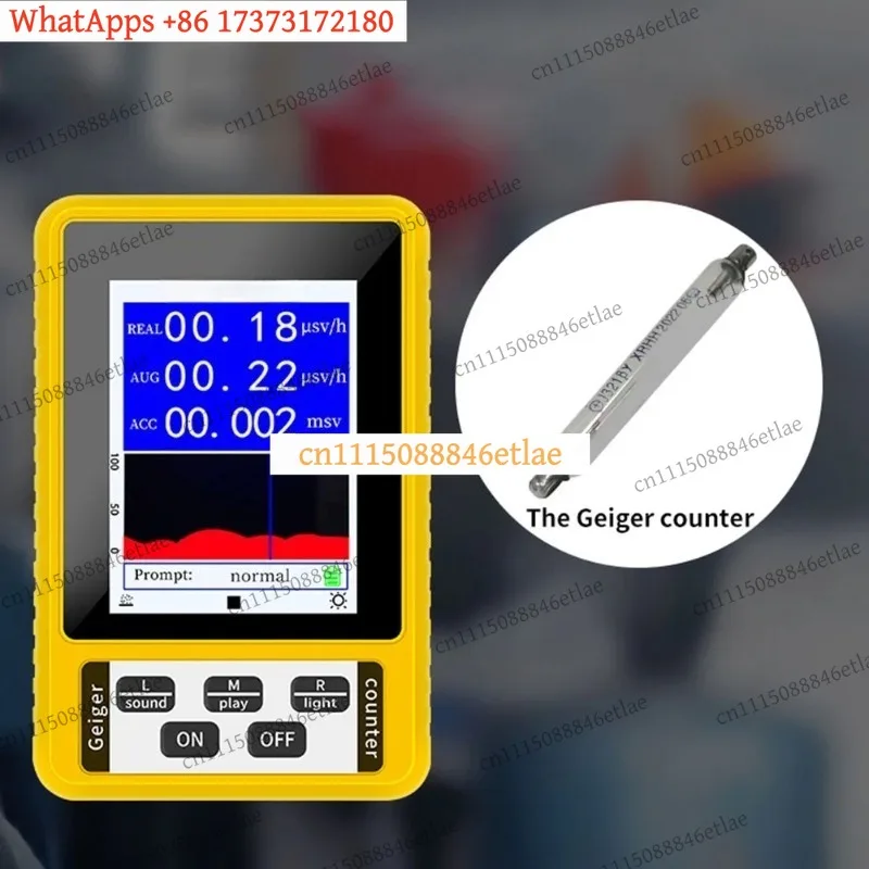 k03 Digital Nuclear Radiation Detector, Material Testing, Long-Lasting ABS Construction, Home Safety Checks, Geiger Counter