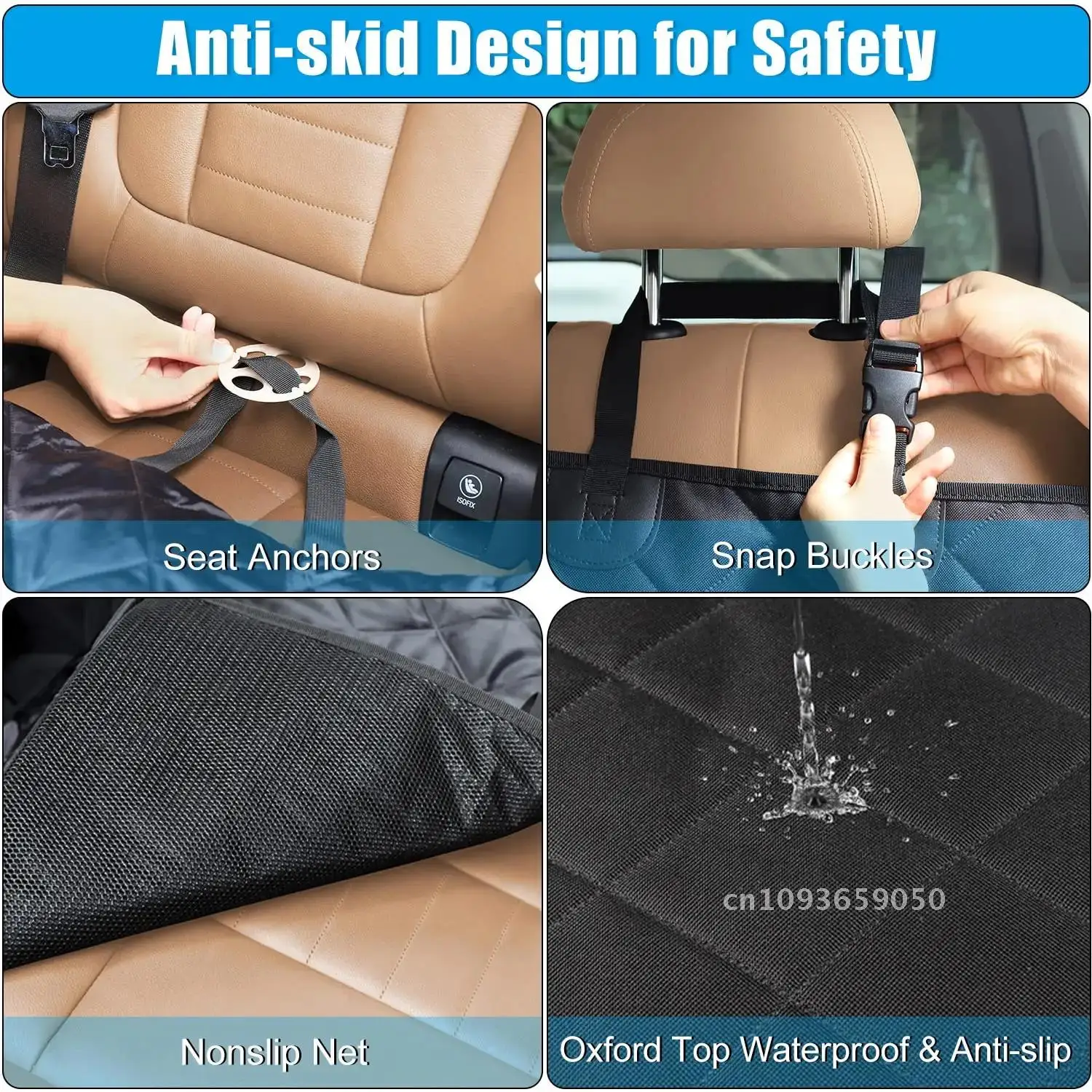 

Dog Car Seat Cover For Car Rear Back Seat Waterproof Pet Dog Cat Protector Pet Carrier Travel Mat Hammock Cushion Dog Car Dog
