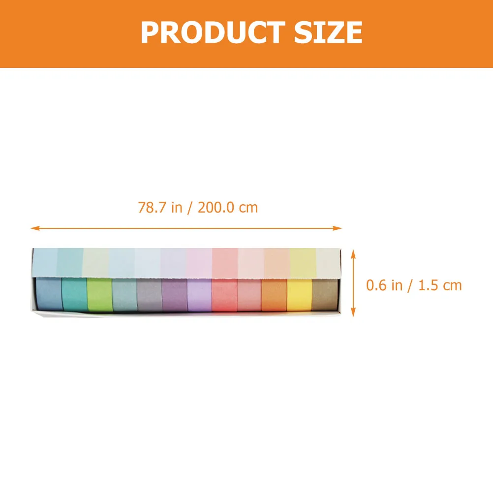 

Handmade Washi Tape Set Smooth Decorative Masking Tapes For Scrapbooking Journaling Gift Wrapping Craft Coloring Projects