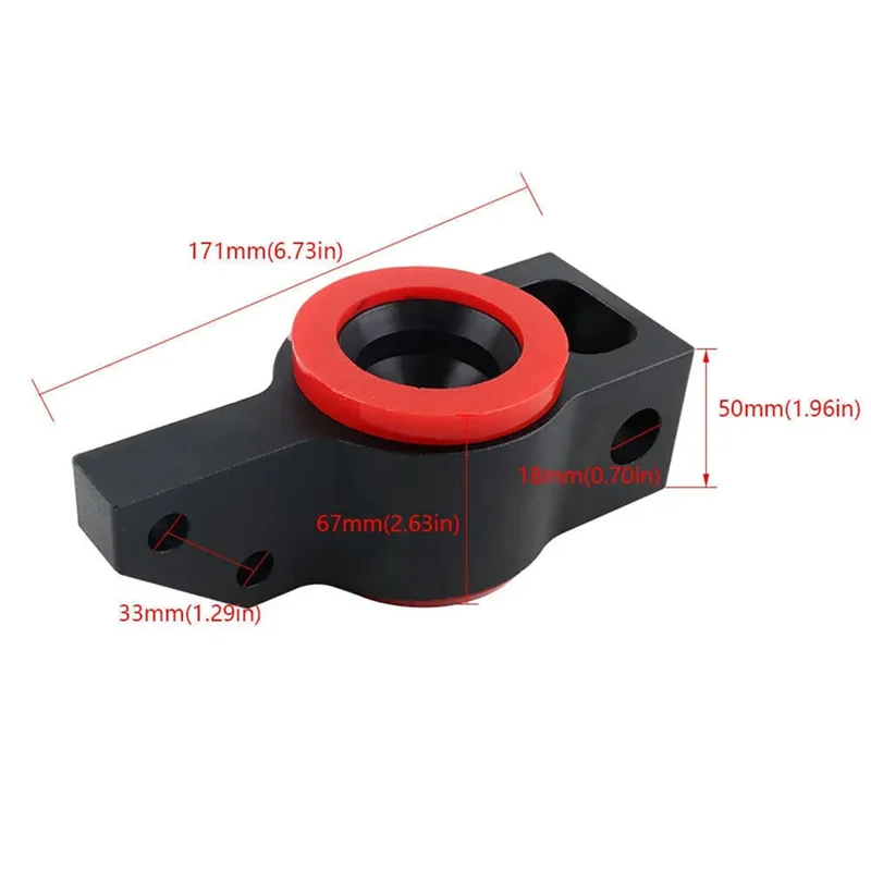 Para A3 2X buje de brazo de Control de suspensión inferior delantera para VW Golf Jetta 1K0199231J 1K0199232J 1K0199231K