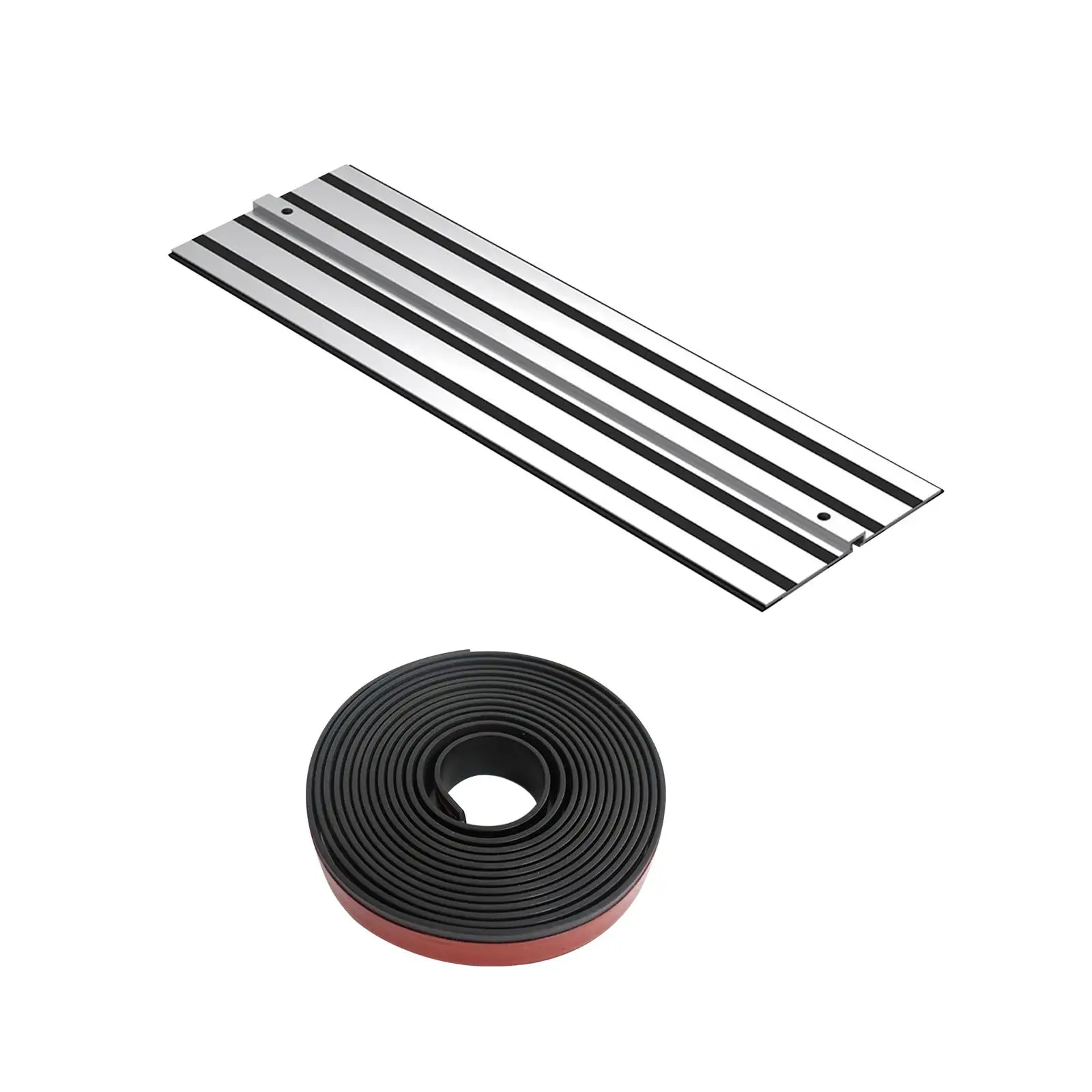 Track Saw Guide Rail Aluminum Alloy Multiuse Practical Guide Rail for Drill Press Table Woodworking Accessories