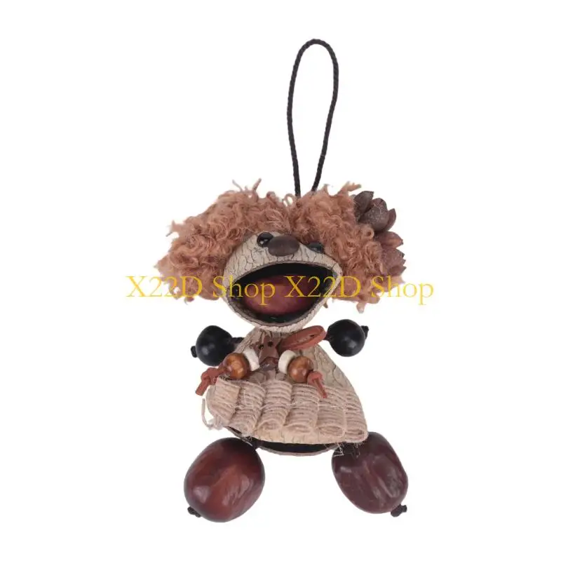 X22D Daily Carry Bag Charm with Natural Texture for Bags and Backpacks