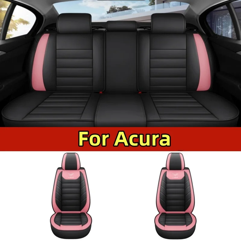 لغطاء مقعد السيارة Acura مقاوم للماء ومقاوم للاهتراء من جلد البولي يوريثان مريح بخصر ثابت وغطاء كامل 5 مقاعد للفصول الأربعة