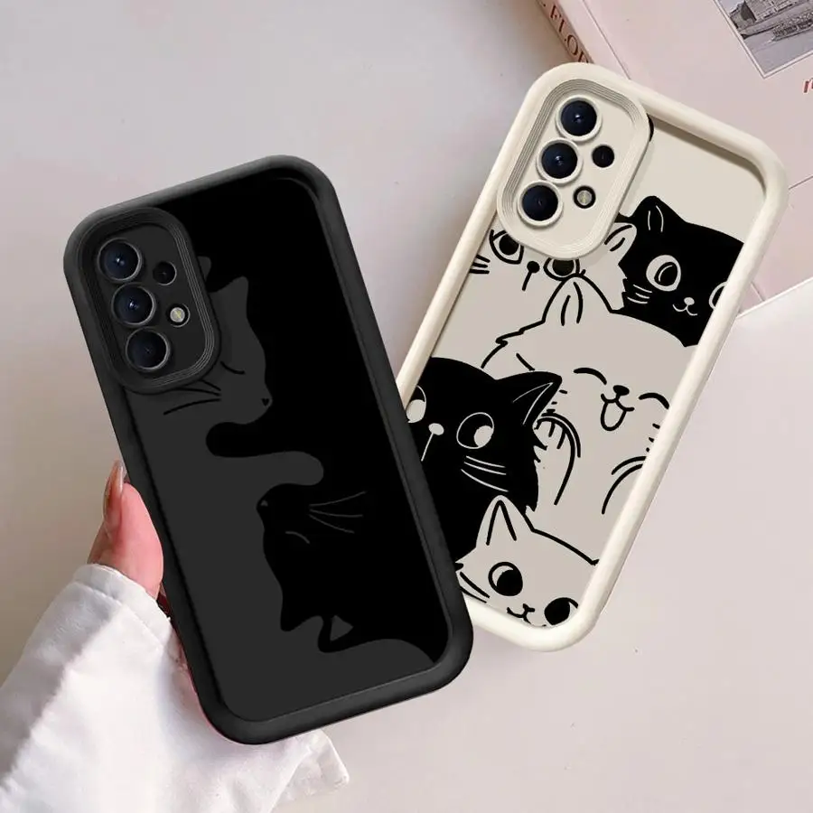 حافظة لهاتف سامسونج جالاكسي A25 A35 A73 A52 A06 A53 A54 A55 A15 A51 A72 A71 غلاف ناعم #1