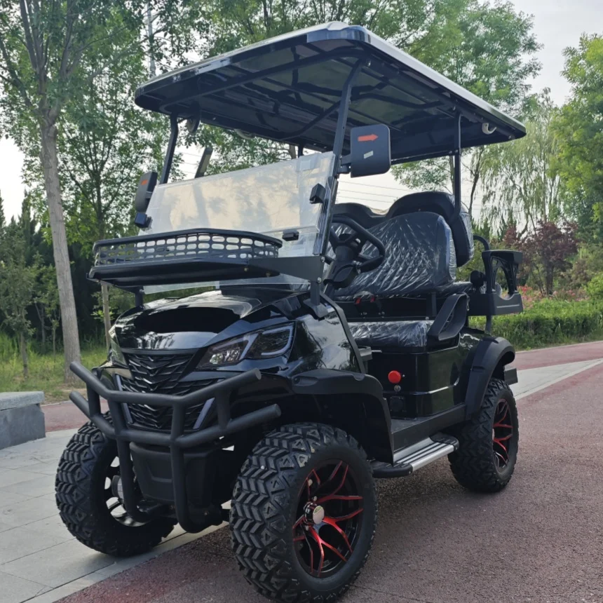 

Customized 4 6 8 10 Seater Multi-Color Lights Flashing Electric Golf Cart Mini Golf Cart Retro Electric Classic Car