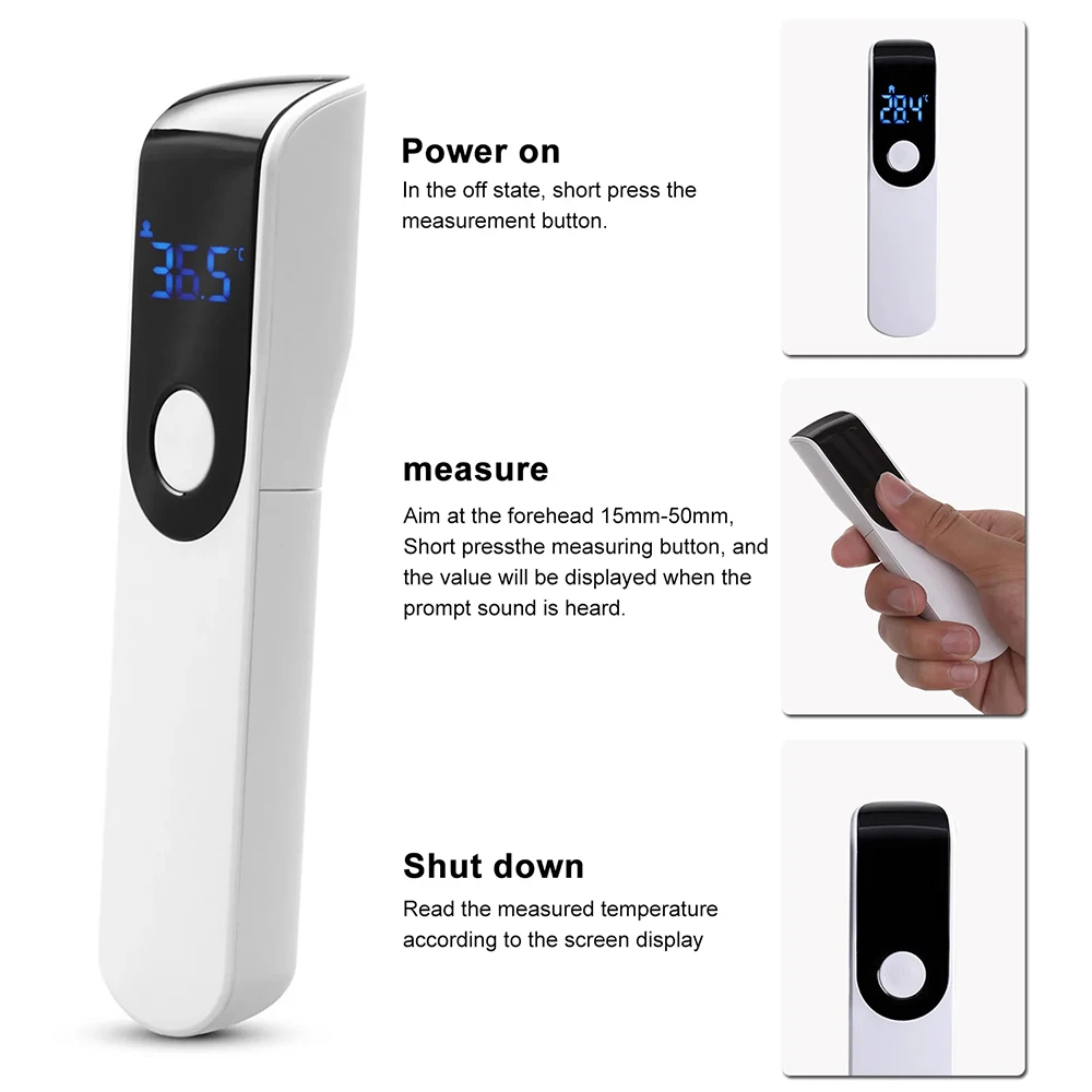 Infrared Fever Thermometer Medical Household Digital LCD Infant Adult Non-contact Laser Body Temperature Ear Thermometer