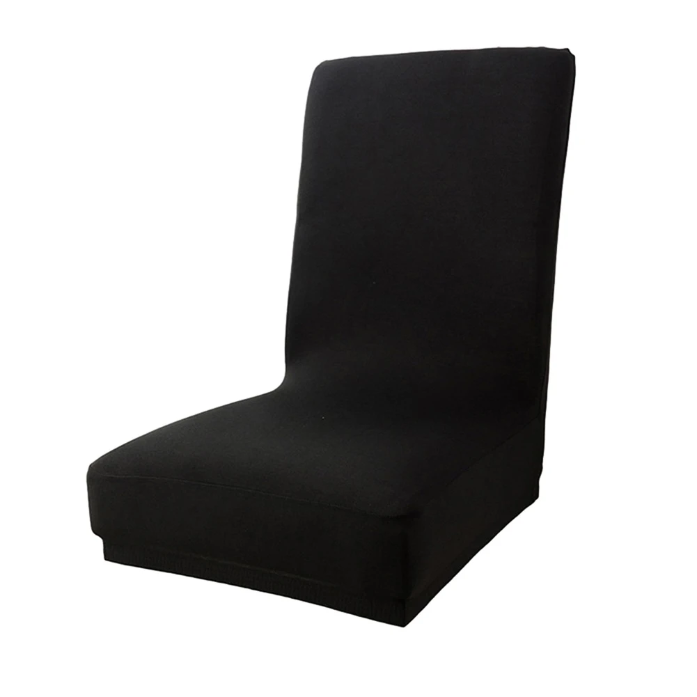 Home Dining Chair Cover Chair Cover Chair Cover Pure White Royal Blue Scarlet Siamese Simple Solid 39~46cm 45~50cm