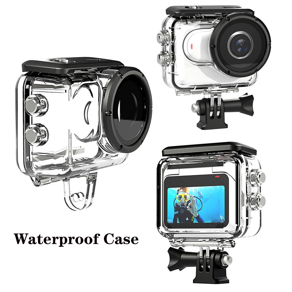 

Transparent Waterproof Case for Insta360 GO 3 Underwater Diving Housing Protective Case for Insta 360 GO3 Action Camera Parts