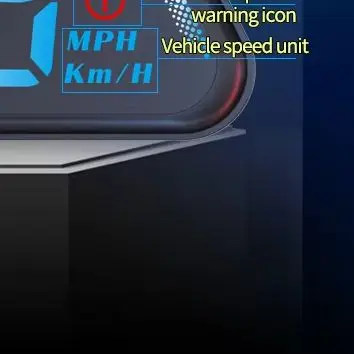 

GPS-спидометр G23 с проекционным дисплеем, компасом, отображением времени, скорости в мили/ч и км/ч, с сигнализацией, автомобильные электронные аксессуары