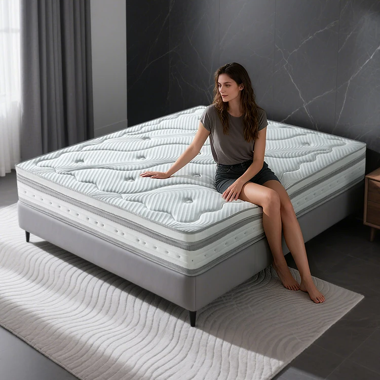 New Design  Size Soft Eco-Friendly Slow-Recovery Memory Foam Mattress for Bedroom Hotel With High-End Quality OEM ODM