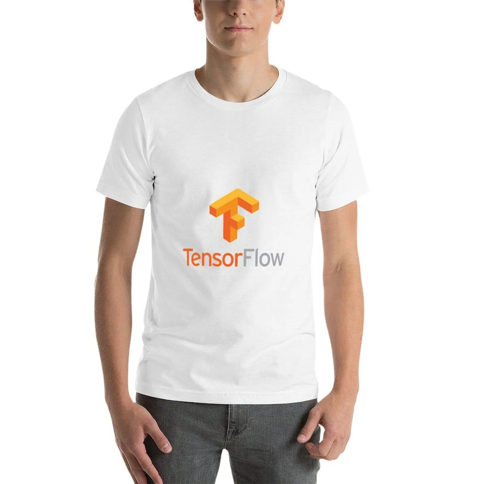 Tensorflow -- تي شيرت مكتبة البرمجيات تي شيرت للرجال تي شيرت قطني مضحك للرجال تي شيرت بقصة ضيقة