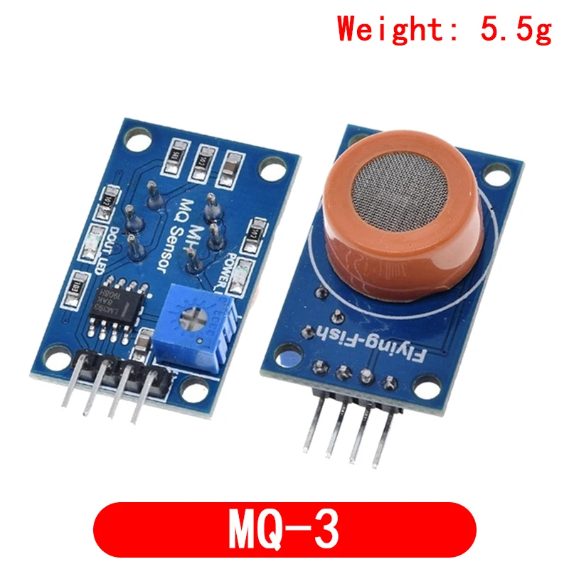 MQ-2 MQ-3 MQ-4 MQ-5 MQ-6 MQ-7 MQ-8 MQ-9 MQ-135 Detection Smoke methane liquefied Gas Sensor Module for Arduino Starter DIY Kit