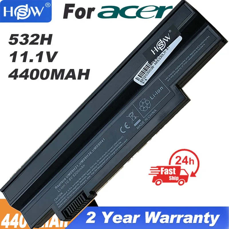 

6 Cells 11.1V Laptop Battery for Acer NAV50 UM09C31 UM09G31 UM09G41 UM09G51 UM09G71 UM09G75 UM09H31 UM09H31 UM09H36 UM09H41