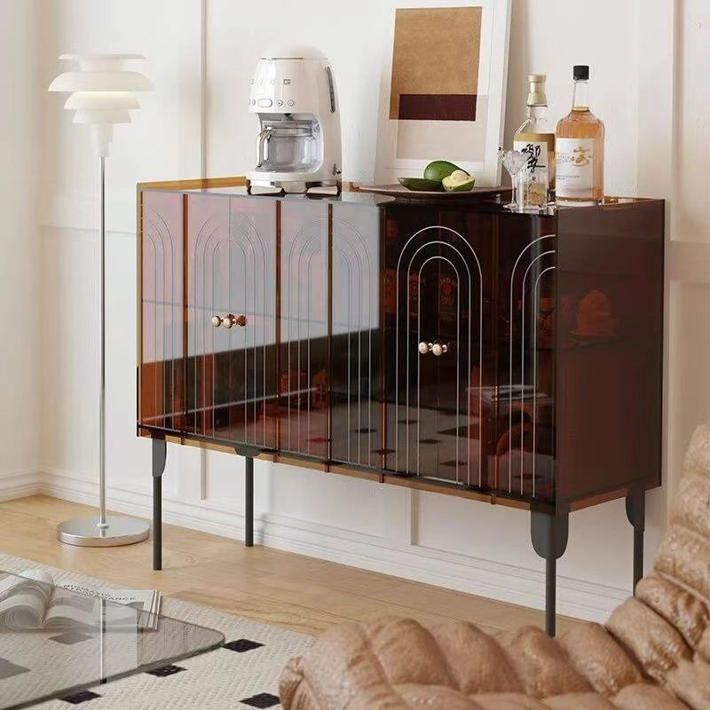 

Nordic entrance cabinet storage light luxury acrylic dining side cabinet modern simple muebles para salas living room furniture