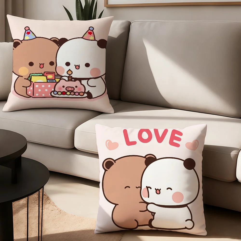 

Милая наволочка с рисунком Bubu Dudu, офисные подушки, подходящие для дивана, автомобиля, спальни, декоративная наволочка