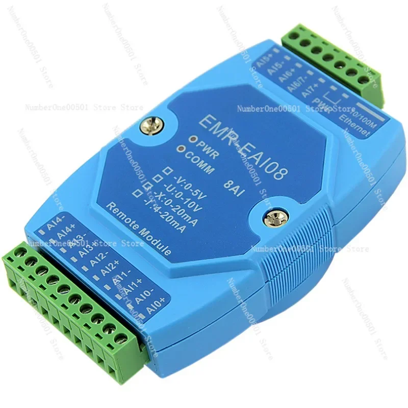 Current 0-20mA To TCP Analog Signal Acquisition Module EMR-EAI08-X Analog Input Module