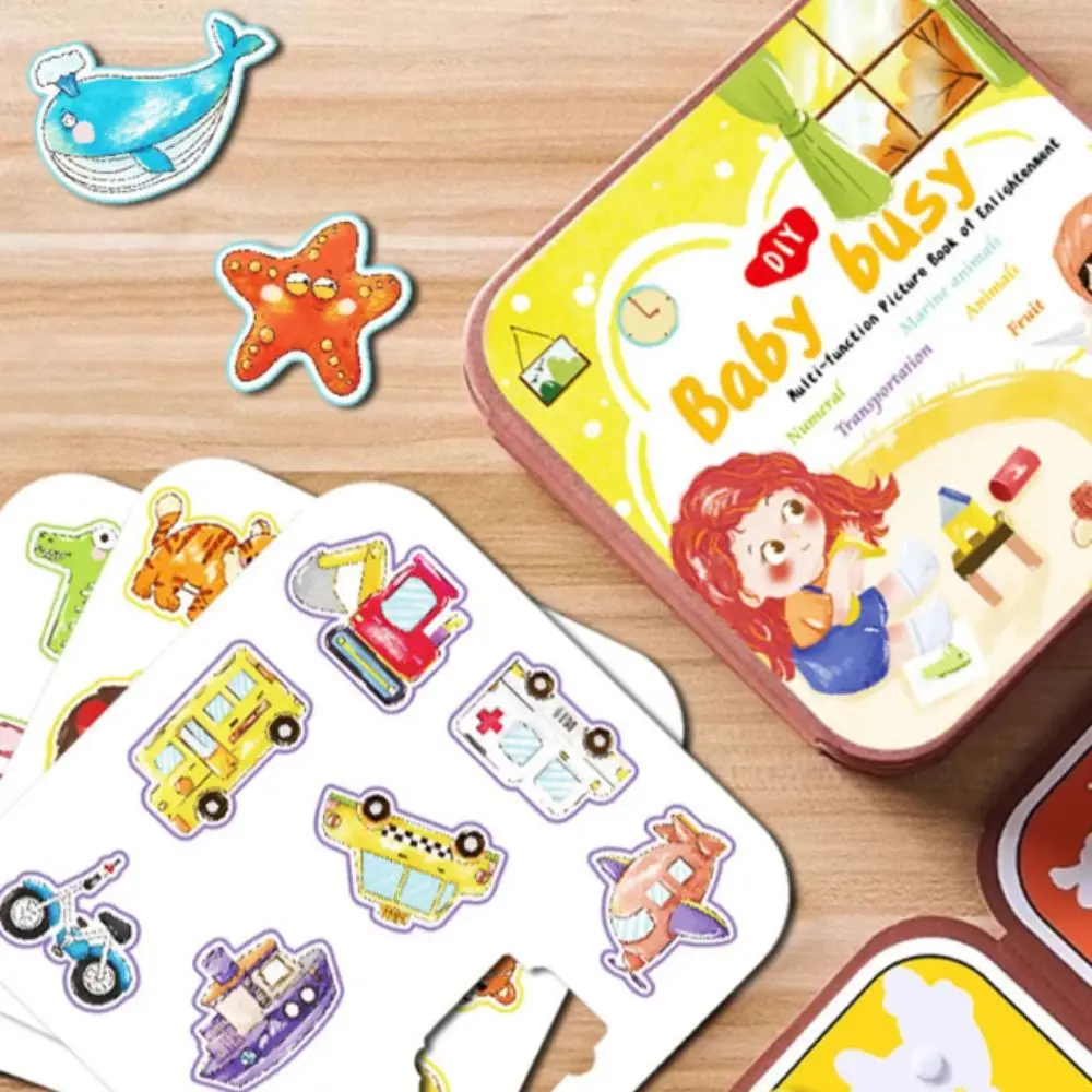 

1set Water Painting Baby Hand-torn Book Doodle Mess-free Baby Busy Drawing Toys DIY Early Cognition Baby Montessori Book