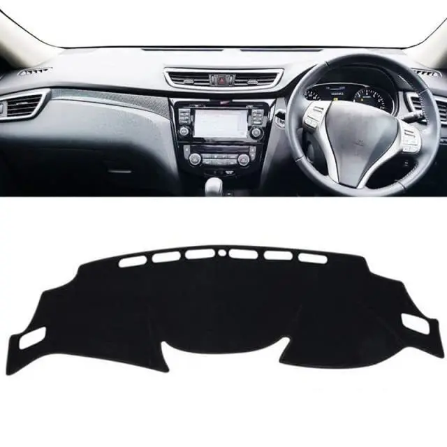 Dashboard Cover Dash Mat for Qashqai J11 Anti-Slip Sun-Proof Anti-Glare Dash Pad Car Interior Protective Accessories