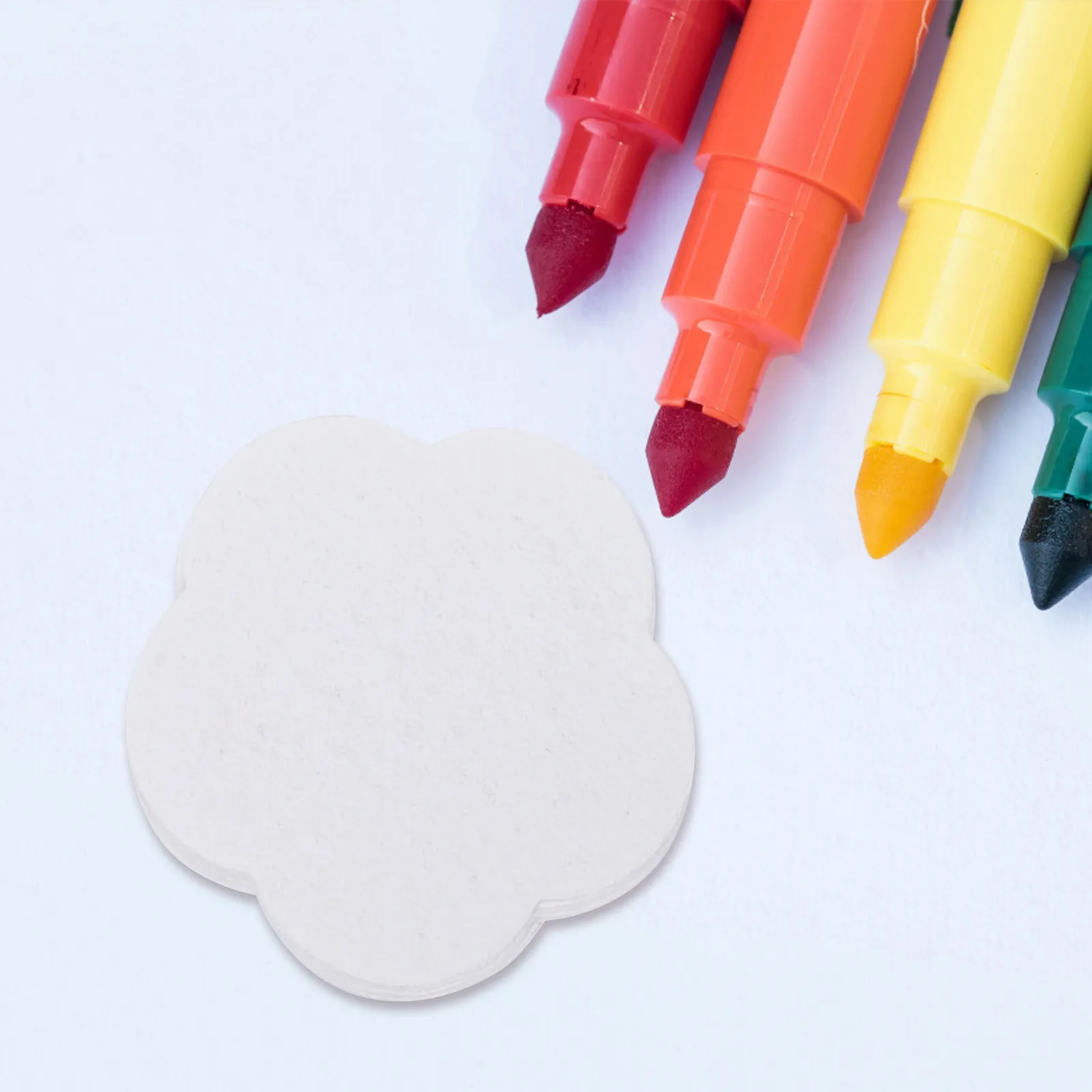1Set Foam Texture Painting Foam Design Round Flower Heart Shape Craft Paper Drawing Art Supplies