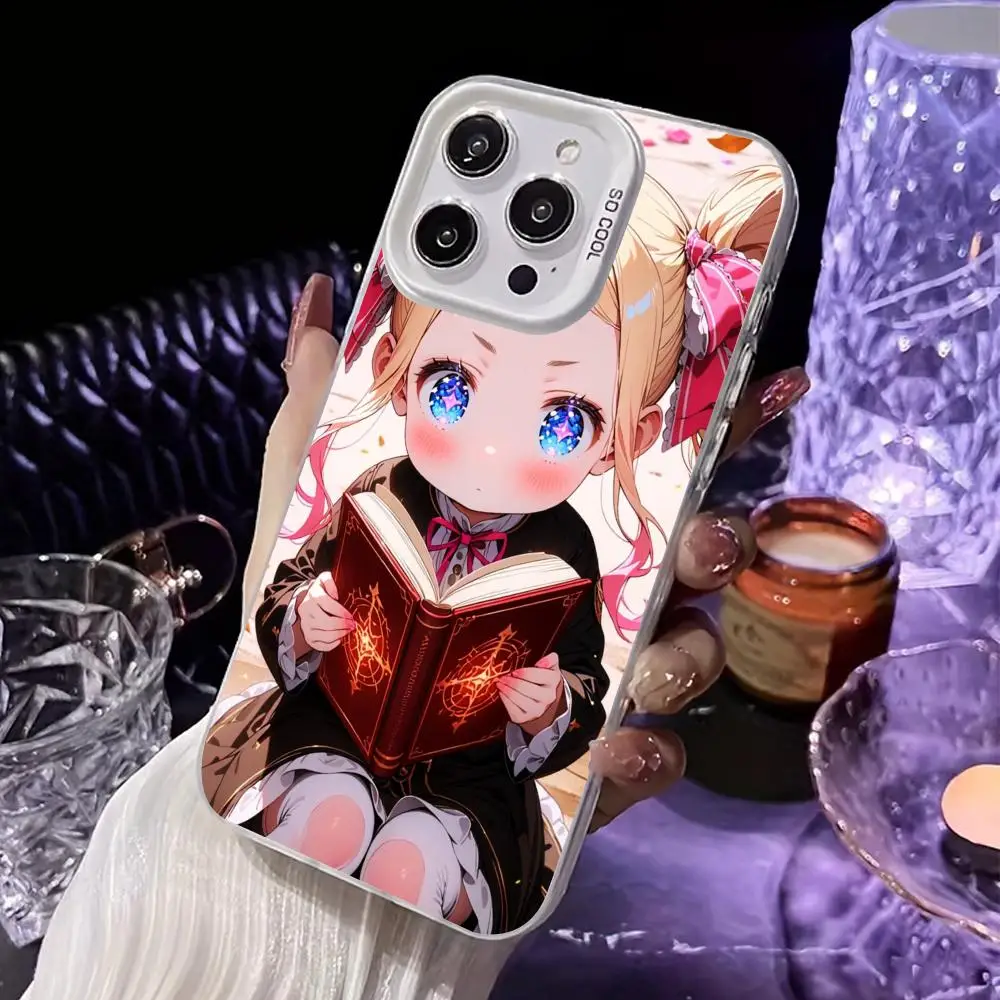 ReZero Beatrice Mobile Phone Case for iPhone 17 16 15 14 13 12 11 X XR XS 8 7 Pro Max Plus Translucent White Cover Pretty Cover