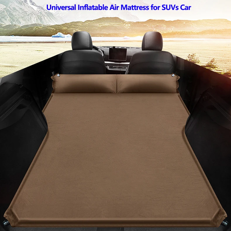 

Универсальный надувной матрас для внедорожников, автомобильная кровать для сна, самонадувающийся поролоновый матрас для использования в багажнике, идеально подходит для автопутешествий