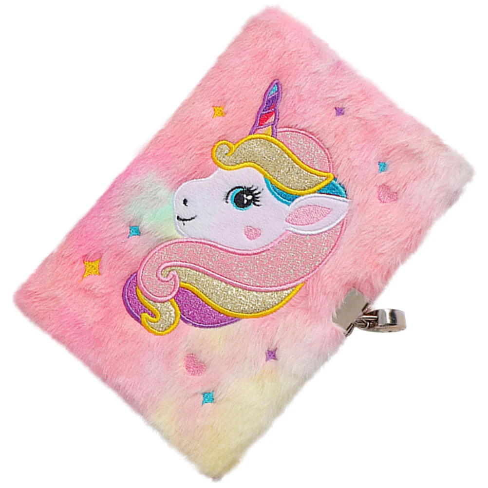 

Gift Unicorn Notebook Travel Notepad for Toddlers Paper Kids Plush Diary Adorable