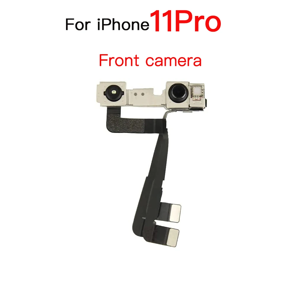 Front Camera With Flex Cable Replacement For iPhone 11 12 Mini Pro Max Ear Speaker Flex NO Face ID