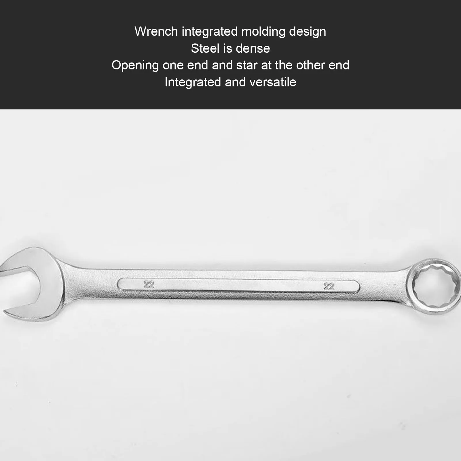 Conjunto de chave inglesa de 20 peças, aço cr vanádio, portátil, grande abertura, estrela, conjunto de chave de extremidade dupla para manutenção de reparo