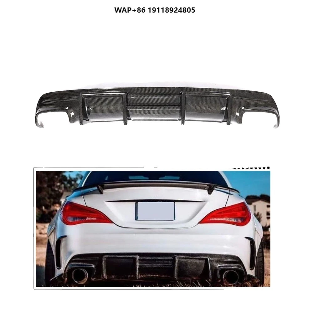 

Carbon Fiber Rear Bumper Diffuser for CLA Class W117 CLA200 CLA250 CLA260 CLA45 2016-2019