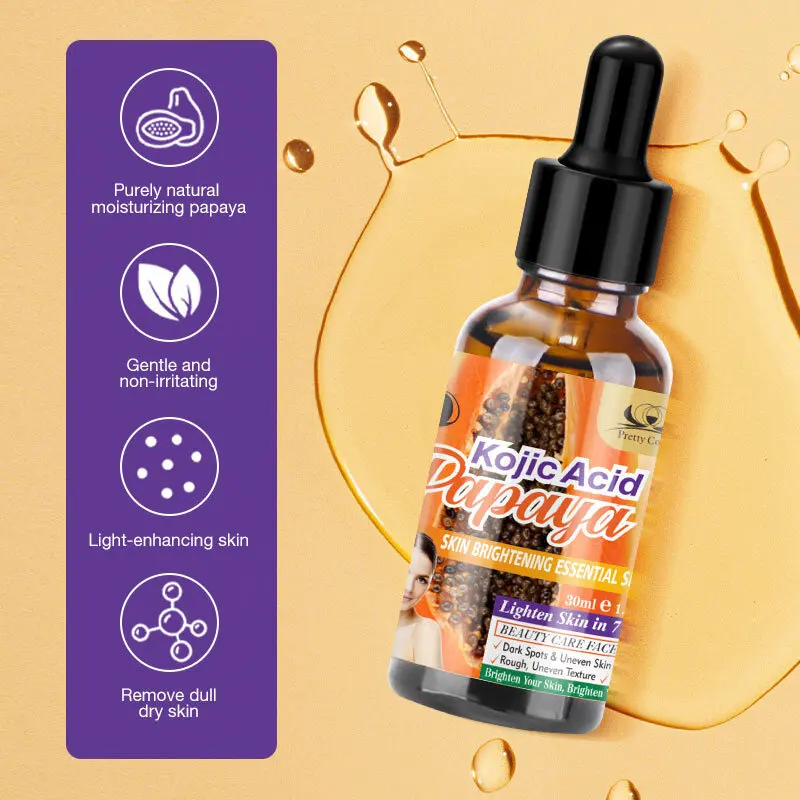 

Эссенция Pretty Cowry Papaya Arbutin предлагает натуральное средство для ухода за кожей, улучшает тусклый тон кожи, нежно и не раздражает.