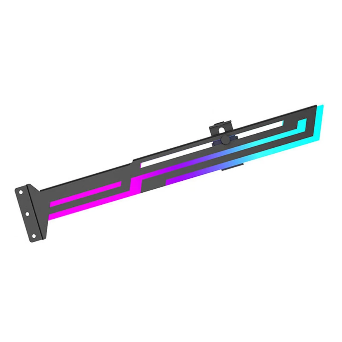 

HOT ARGB 5V 3PIN Graphics Card Bracket Adjustable Height ARGB AURA SYNC Computer Graphics Card VGA Bracket Black