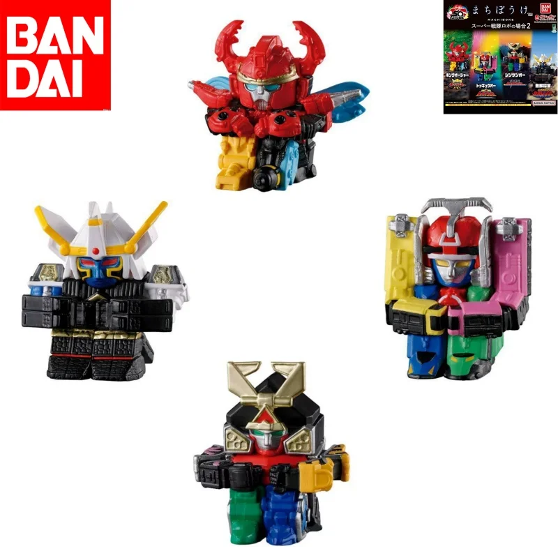 

Набор мини-фигурок Super Sentai Robo Machiboke Vol.2 Bandai Gashapon: King-Ohger, ToQ-Oh, Shinken-Oh, Muteki Shogun