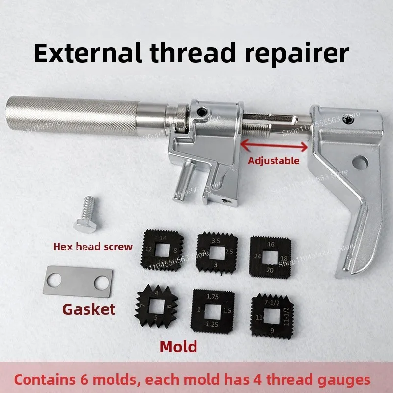External Thread Repair Tool Ø35-130mm, Auto External Thread Restoration Tap
