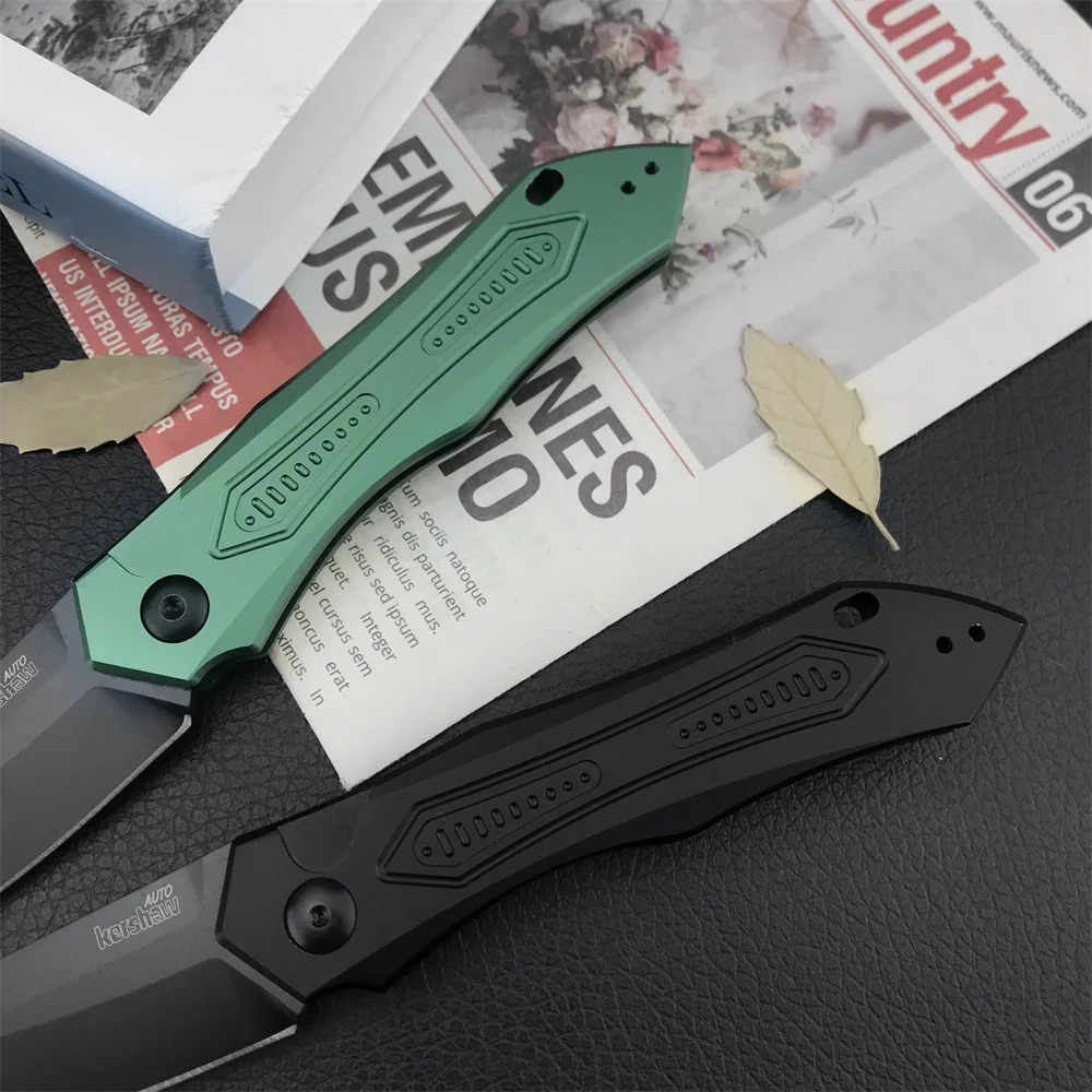 Tactical KS 7800 Launch 6 Folding Knife D2 Blade Aluminum Alloy Handle Camping Knife Outdoor Survival Pocket EDC Tool